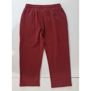 Zyia Active Joggers Womens XL Fleece pull on Pants maroon